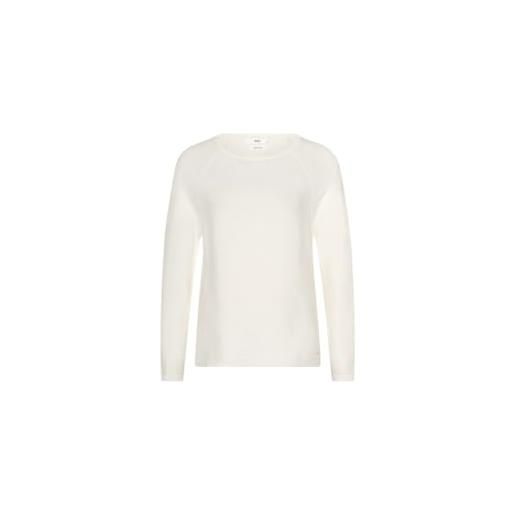 BRAX style lesley organic cotton structure maglione, bianco, 44 donna