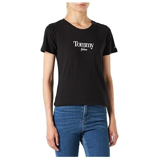 Tommy Jeans dw0dw13696 magliette, black, s donna