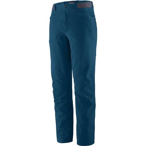 Patagonia - pantaloni da arrampicata - m's venga rock pants reg lagom blue per uomo in cotone - taglia 30 us, 32 us, 34 us