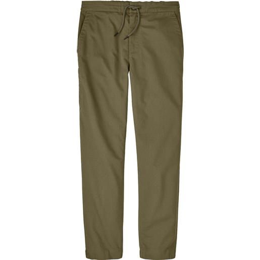 Patagonia - pantaloni stretch - m's twill traveler pants sage khaki per uomo in cotone - taglia s, m, l, xl - kaki