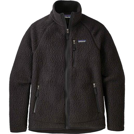 Patagonia - giacca in pile - m's retro pile jkt black per uomo - taglia s, m, l, xl, xxl, xs - nero