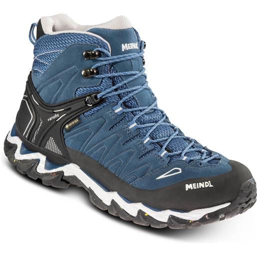 Meindl - scarpe da trekking di un giorno - lite hike lady gtx blu/grigio chiaro per donne in pelle - taglia 3,5 uk, 4 uk, 4,5 uk, 5 uk, 5,5 uk, 6 uk, 6,5 uk, 7 uk, 7,5 uk