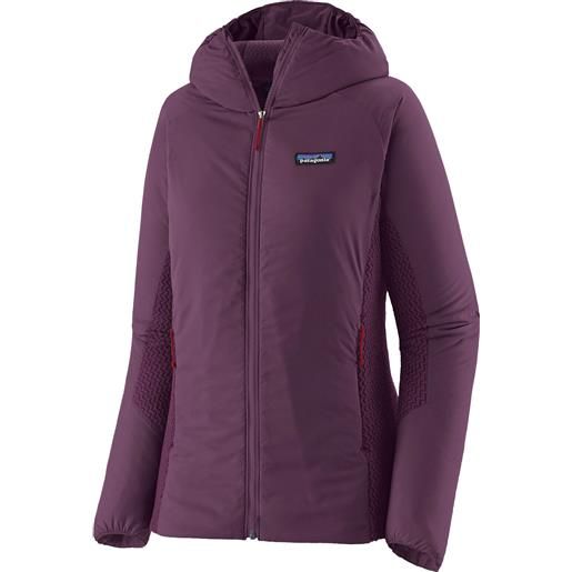 Patagonia - giacca imbottita traspirante - w's nano-air light hybrid hoody night plum per donne - taglia xs, s, m, l - viola