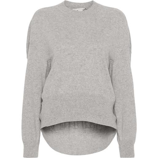 Stella McCartney maglione con ricamo - grigio