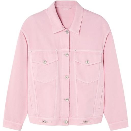 Versace giacca denim medusa '95 - rosa