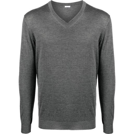 Malo maglione con scollo a v - grigio