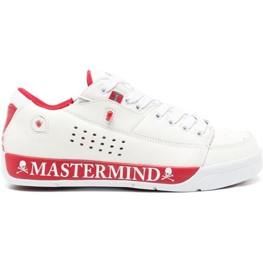 Mastermind Japan sneakers con stampa - bianco