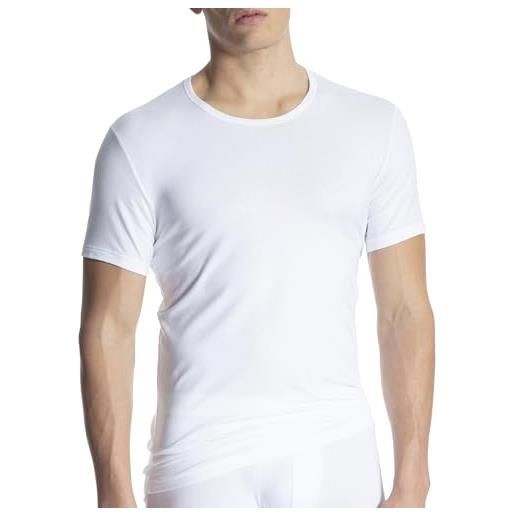 Calida cotton code t-shirt, nero (schwarz 992), large uomo
