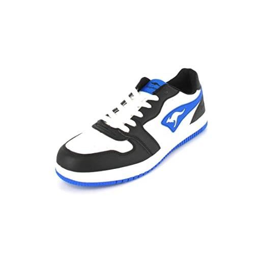 KangaROOS k-watch board, scarpe da ginnastica unisex-adulto, jet black classic blue, 40 eu