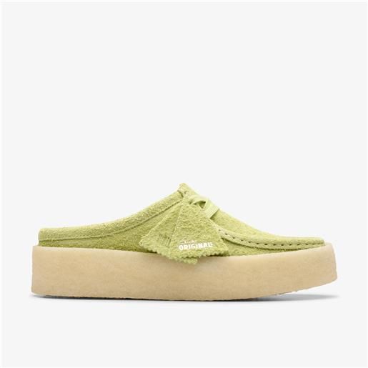 Clarks wallabee cup lo lime hairy sde