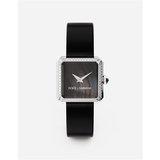 Dolce & Gabbana sofia steel watch with colorless diamonds