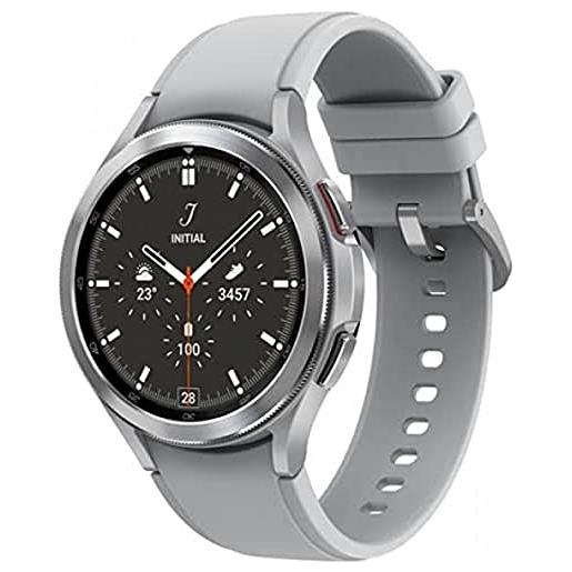 Samsung galaxy watch4 classic 3.56 cm (1.4) super amoled 46 mm 4g silver gps (satellite)