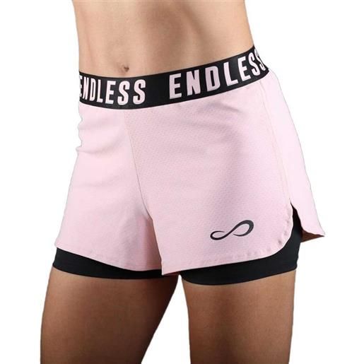 Endless tech iconic shorts rosa s donna