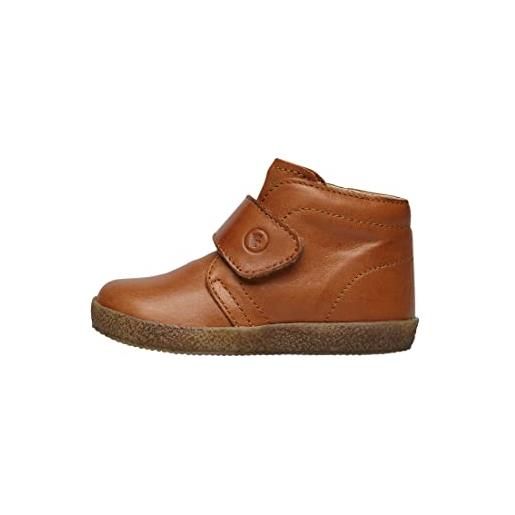 Falcotto conte vl, scarpe da ginnastica unisex-bimbi 0-24, marrone (cognac f. Do osso 1d37), 18 eu