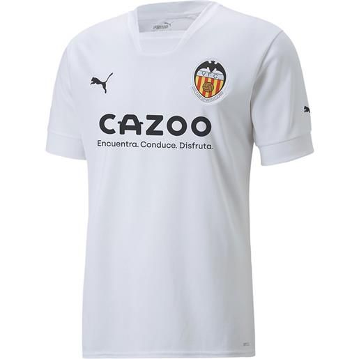 Puma valencia cf 22/23 short sleeve t-shirt home bianco xl