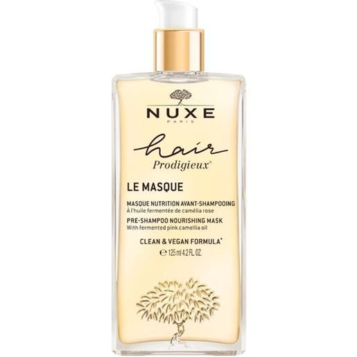 Nuxe hair prodigieux maschera pre shampoo all'olio fermentato di camelia rosa 125ml