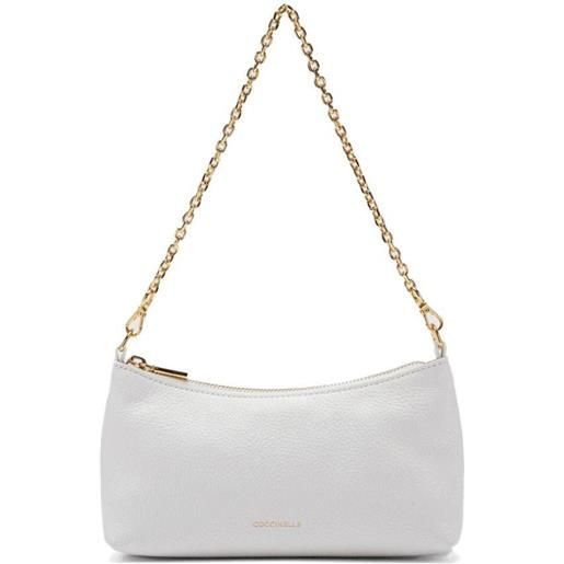 COCCINELLE minibag aura brillant white