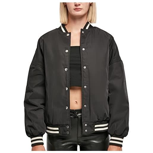 Urban Classics giacca da donna oversize in materiale riciclato, nero