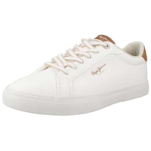 Pepe Jeans kenton max w, scarpa da ginnastica donna, bianco (bianco), 42 eu