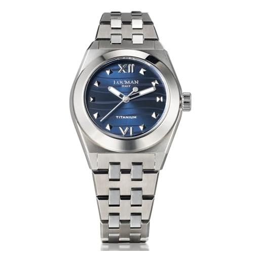 Locman orologio donna nuovo stealth titanio blu