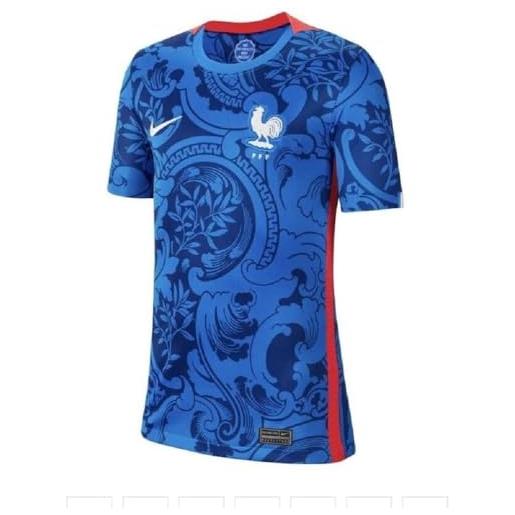 Nike fff ynk df stadium home maglie dei tifosi hyper cobalt/siren red/white xl