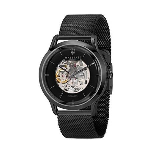 Maserati orologio da uomo, collezione ricordo, in acciaio, pvd nero - r8823133002