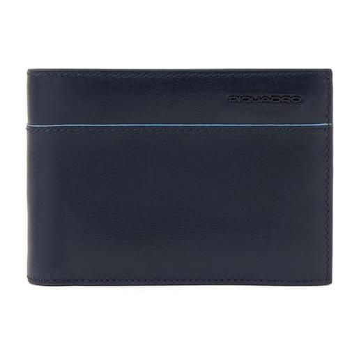 PIQUADRO portafoglio b2 revamp con portamonete pu257b2vr blu