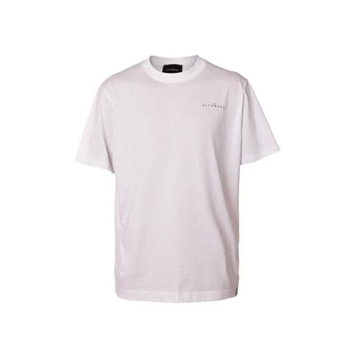 John Richmond t-shirt regular fit in cotone traspirante firmata caratterizzata da collo rotondo e maniche corte vestibilità regolare nero m
