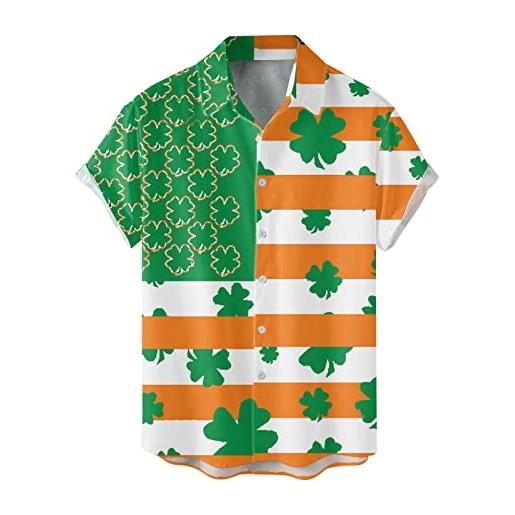 JokeLomple buon san patrizio maglietta - t-shirt girocollo fancy giorno irlandese maglietta basic camicie oversize sottile e traspirante per il giorno di san patrizio