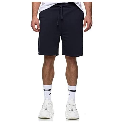 Indicode uomini puller sweatshorts | pantaloncini sportivi con coulisse navy m