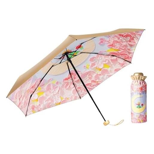 MEET- ORIGIN little prince comic - mini ombrello da viaggio ultraleggero da viaggio, elegante ombrello compatto automatico per pioggia o lucentezza