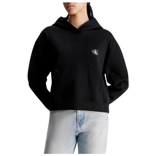Calvin Klein Jeans felpa con cappuccio da donna calvin klein woven label