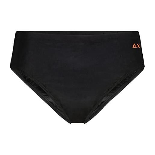 Sun68 costume da bagno uomo nero beach solid 82% poliamide 18% elastene h33101 11