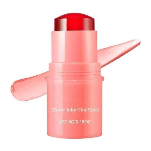 KmoNo milk water jelly tint, milk jelly tint, jelly blush stick, sheer lip & cheek stain, buildable watercolor finish, long lasting jelly texture moisturising (pink)