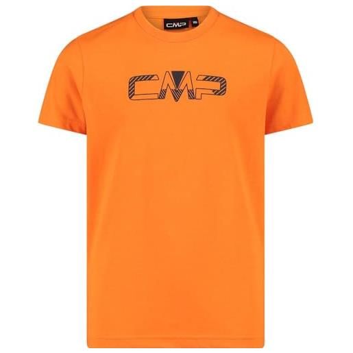 CMP - t-shirt in jersey da bambini, bianco-acido, 140