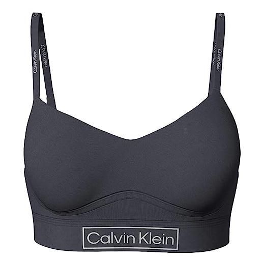 Calvin Klein 000qf6770echw lght lined bralette, nero , l