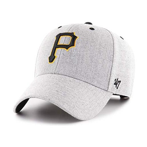 47 '47 brand pittsburgh pirates adjustable cap mvp mlb storm cloud charcoal - one-size