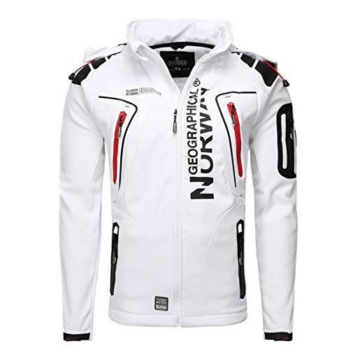 Geographical Norway giacca giubbotto uomo Geographical Norway tangata men jacket men (m, bianco)