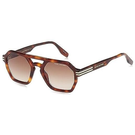 Marc Jacobs marc 587/s 086/ha havana sunglasses unisex acetate, standard, 53 occhiali, 0 donna