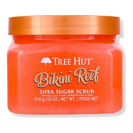 Tree Hut bikini reef shea sugar scrub, 18 once ultra hydrating and exfoliating scrub for nourishing essential body care