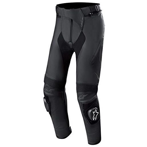 Alpinestars pantaloni da moto missile v2 leather pants nero, 60