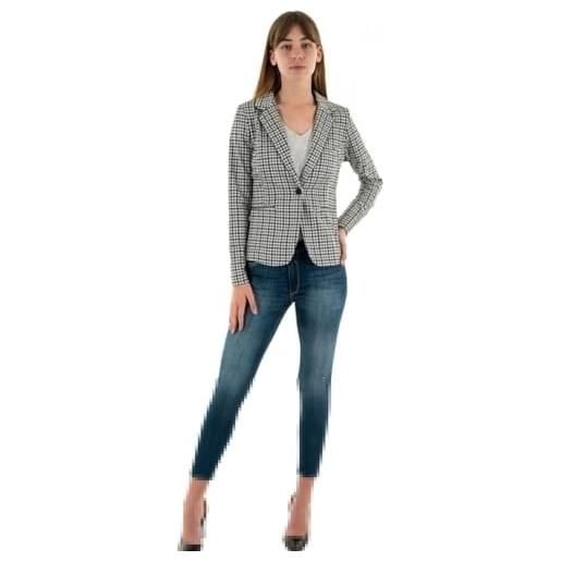 Ichi ihkate small check bl blazer casual, 114201/cloud dancer, s donna