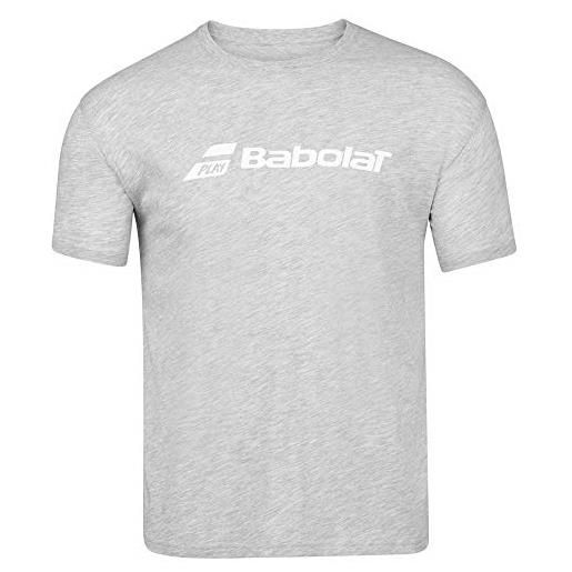 Babolat esercizio tee boy t-shirt, grigio, 10-12 anni unisex-bambini e ragazzi