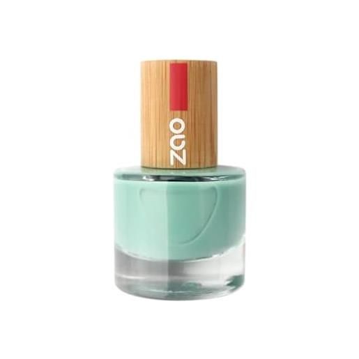 ZAO essence of nature zao - smalto per unghie di bambù - no. 660 / acquamarina - 8 ml