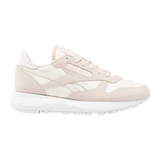 Reebok classic leather sp, sneaker donna, ftwwht/pospin/chalk, 42.5 eu