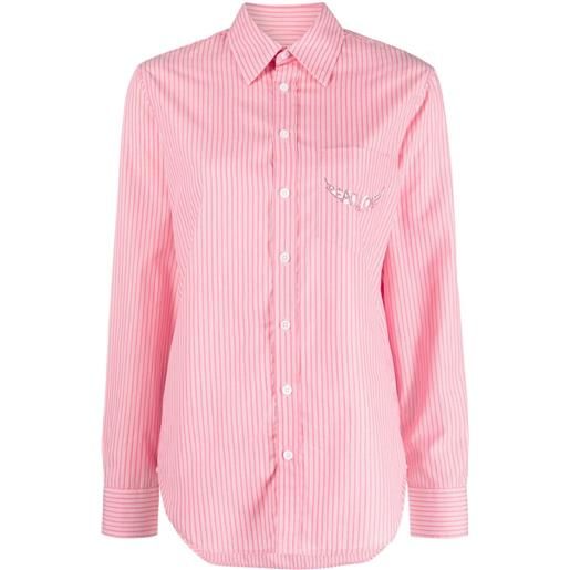 Zadig&Voltaire camicia taskiz con decorazione - rosa
