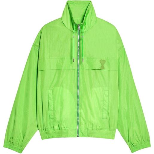 AMI Paris giacca ami de coeur leggera - verde