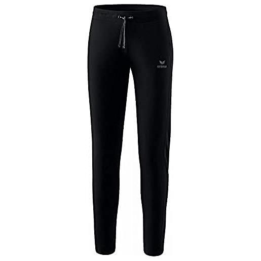 Erima pantaloni della tuta pantaloni della tuta, donna, nero, 34k