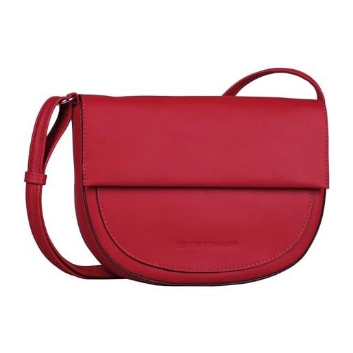 TOM TAILOR thea, borsa con patta donna, rosso (red), 24x5x19