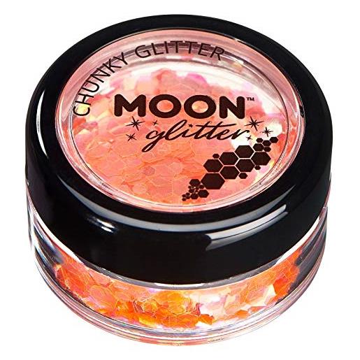 Moon Glitter glitter iridescente spesso della Moon Glitter - 100% cosmetico per viso, corpo, unghie, capelli e labbra - 3gr - arracione
